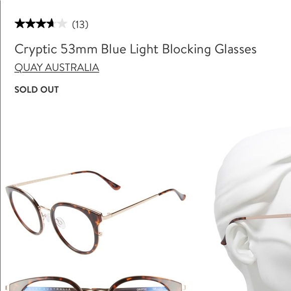 QUAY AUSTRALIA BLUELIGHT GLASSES - Picture 3 of 3